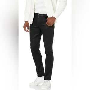 PAIGE Men's Jet Black Skinny Jeans
